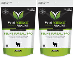 VETRISCIENCE Hairball Control equilibrio digestivo para gatos y soporte diario.