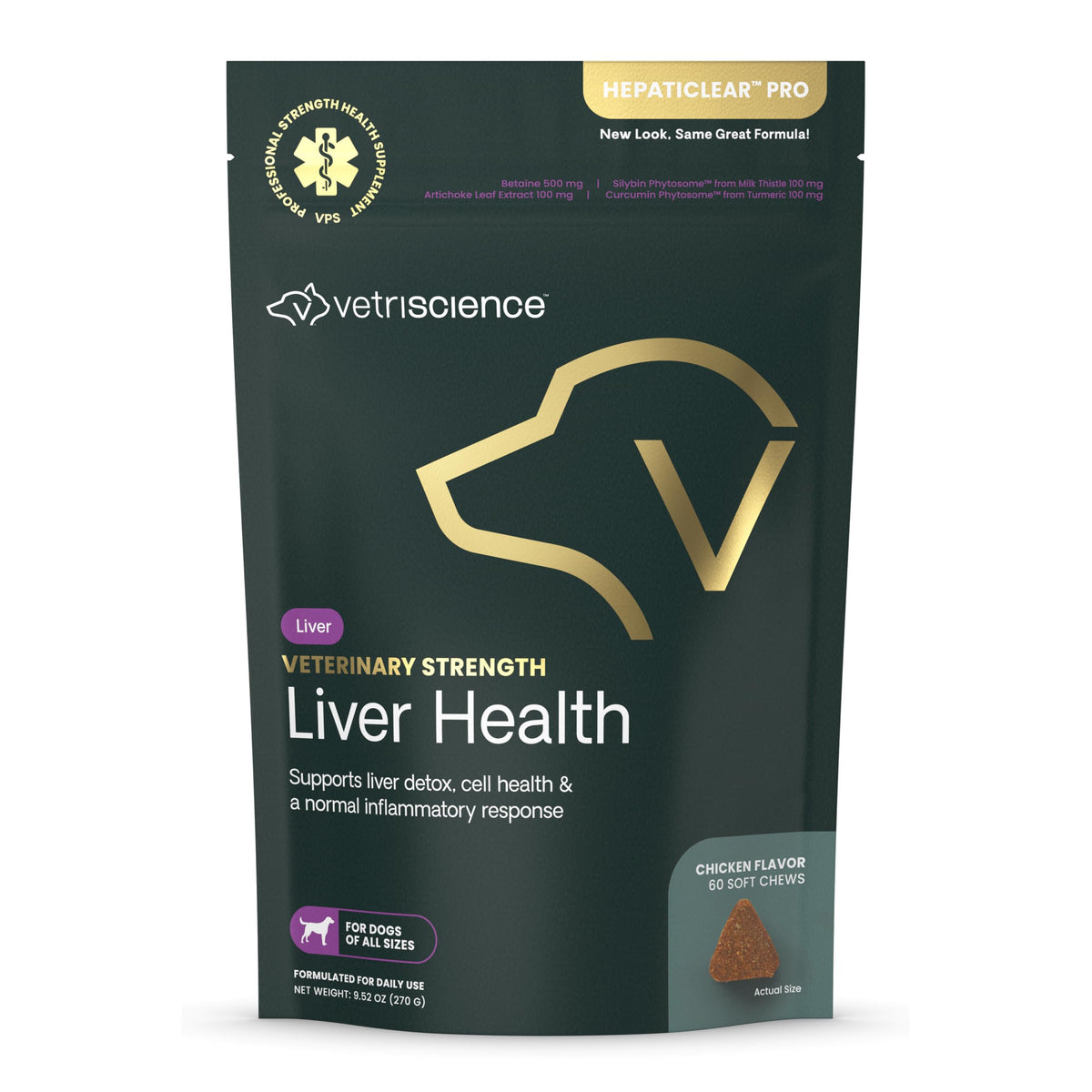 VetriScience Higado Salud Canino: apoyo suave para la salud hepática de tu perro
