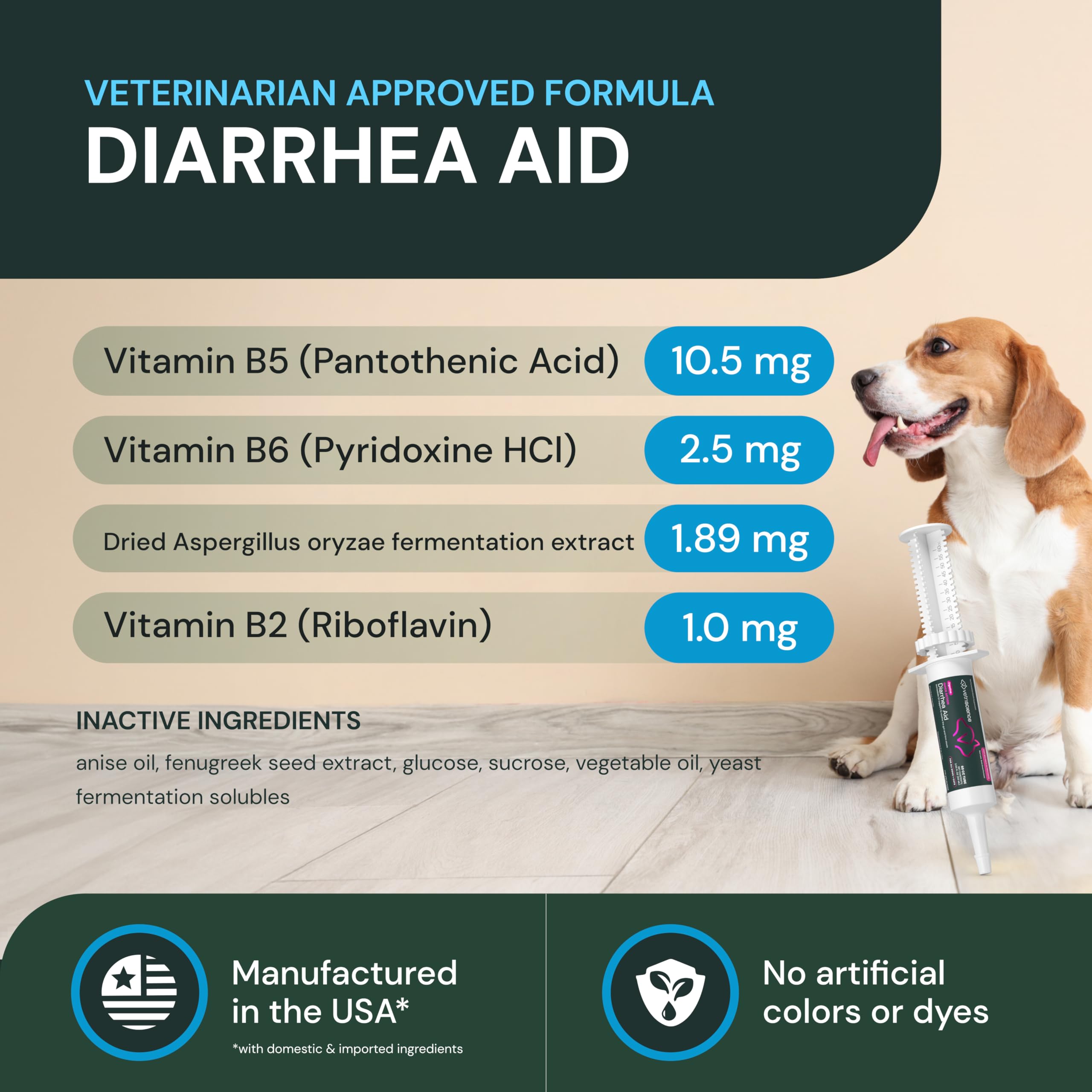 Pasta de diarrea ocasional de VetriScience para apoyo digestivo
