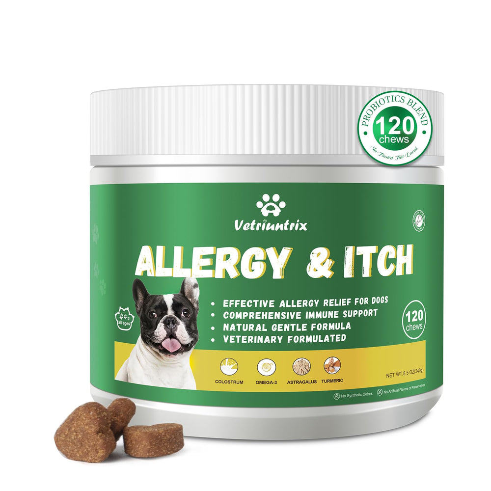 Vetriuntrix chuches alergia para perros en bote: alivio posible para picor