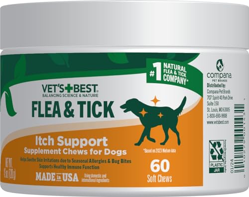 Vet’s Best caja de 60 gomitas para perros, opción diaria conveniente