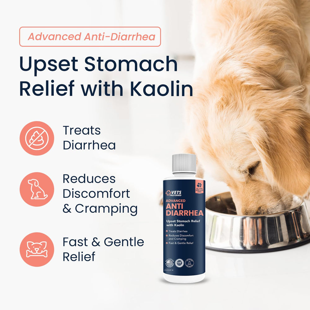 Vets Preferred Kaolín Dosis Perro Con Cuenta Gotas: dosificación fácil y controlada
