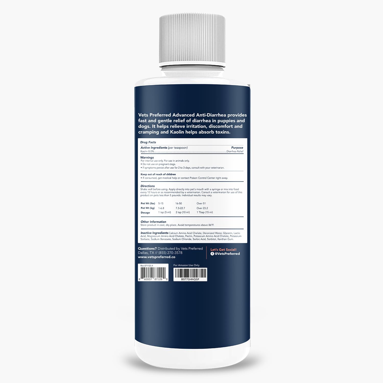 Vets Preferred Kaolín USA Producción: elaborado en EE. UU. bajo estándares de calidad