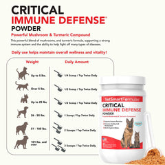 VetSmart Formulas Defensa Inmune Perros Gatos: mezcla de hongos para salud inmunitaria.
