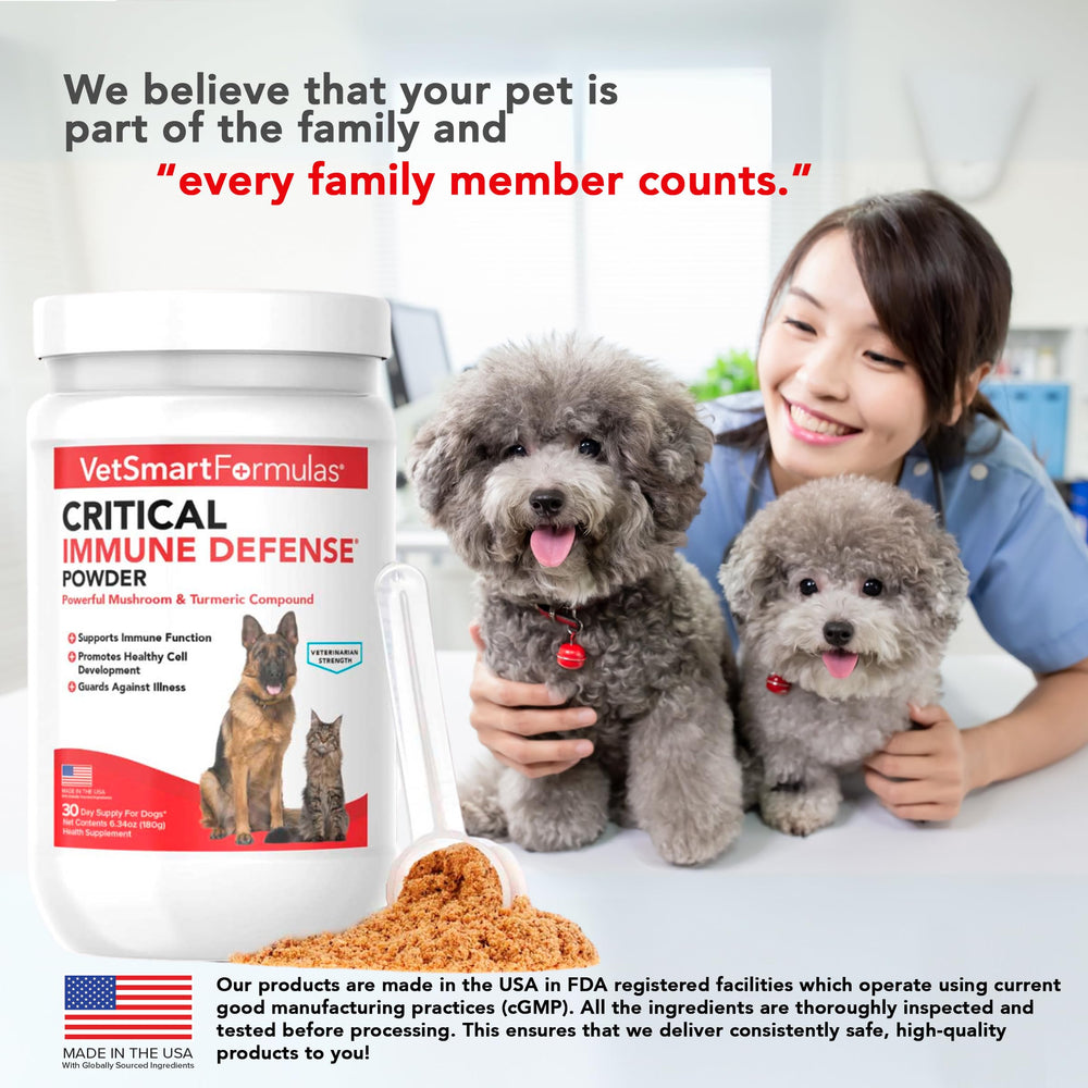 VetSmart Formulas Defensa Inmune Perros Gatos: suministro de 30 días para adherencia.