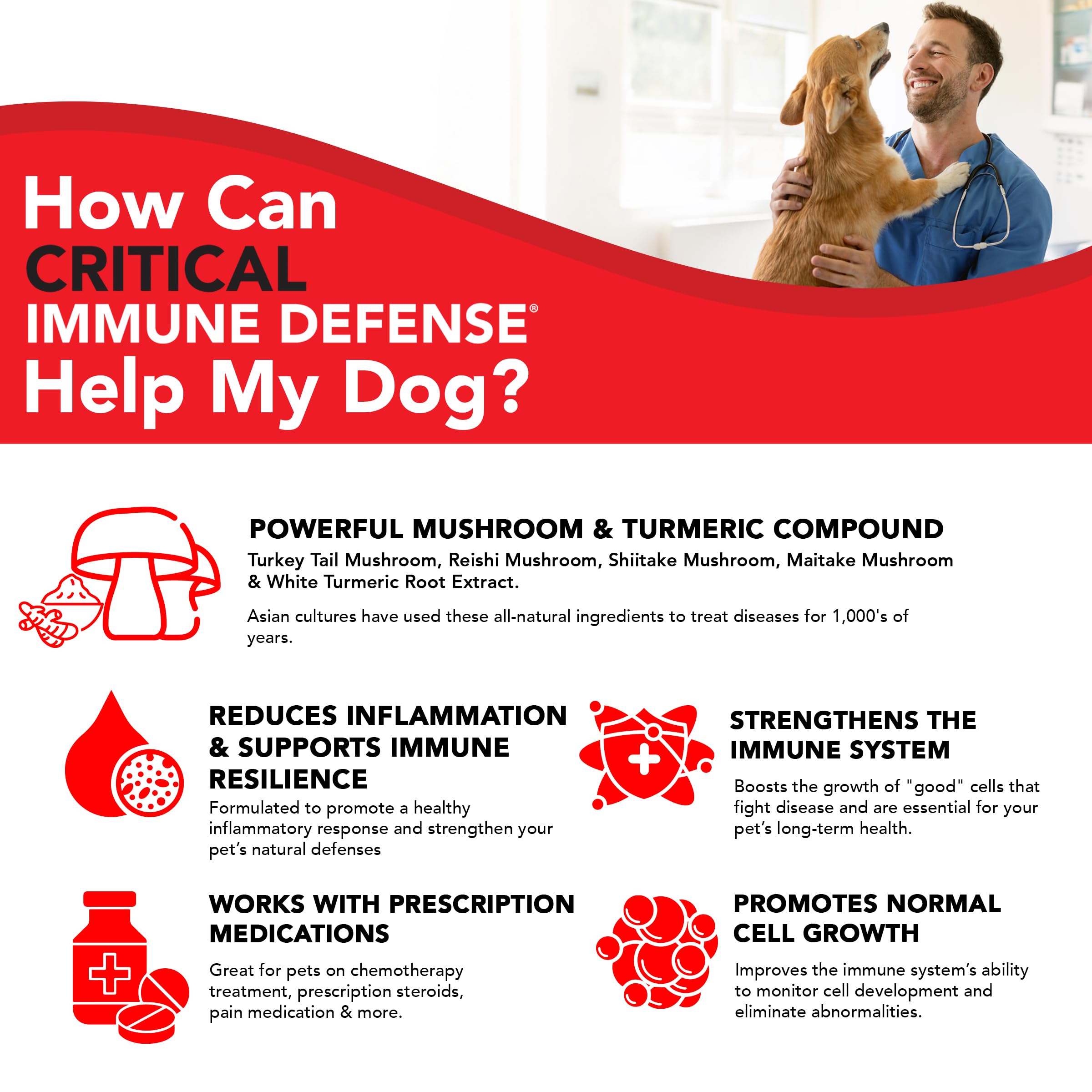 VetSmart Formulas Defensa Inmune Perros Gatos: mejora la vitalidad diaria del compañero.