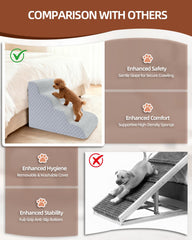 Vfrog escalera cuatro escalones, espuma de alta densidad para comodidad.