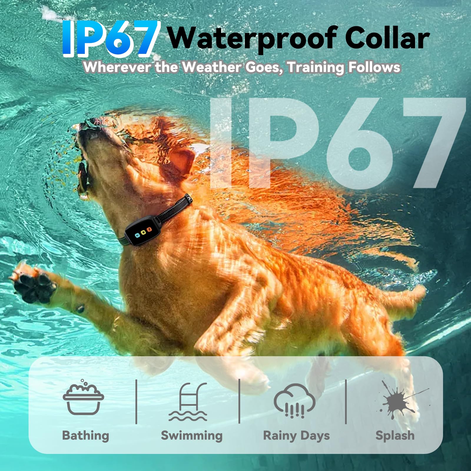 VGIUB correa ajustable compatible con perros pequeños, medianos y grandes.