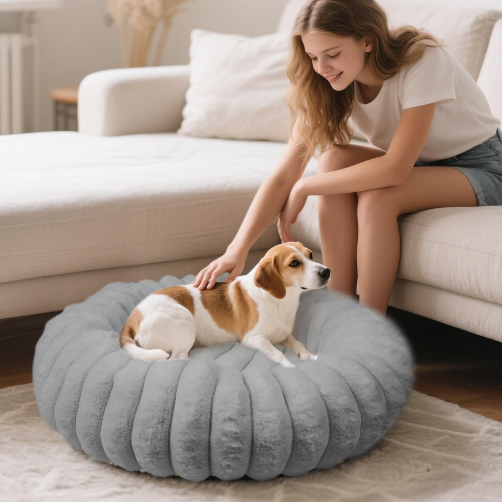 Vhen When cama dona para perros y gatos tamaño pequeño-medio para mascotas.