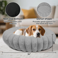 Vhen When Cama Donut, borde elevado que apoya cuello y cabeza.