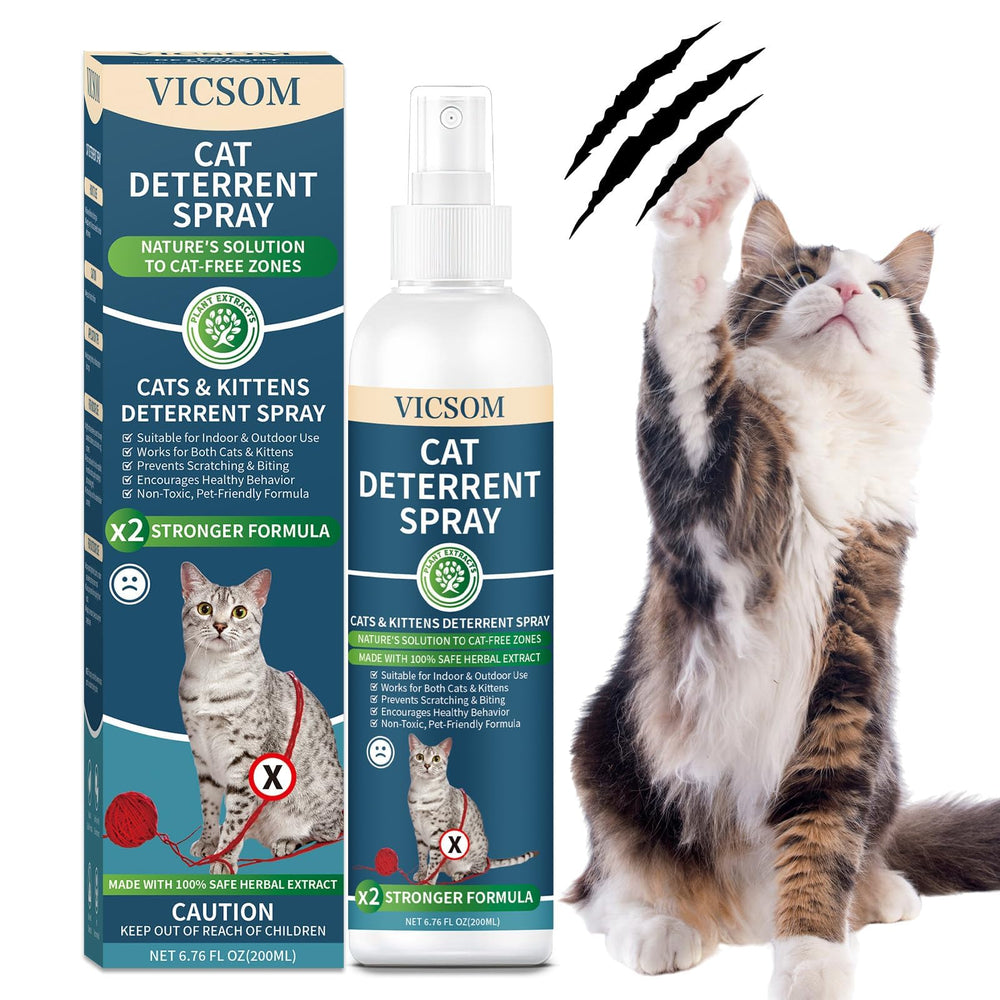 VICSOM Disuasor Gato atomizador interior para prevenir arañazos en muebles