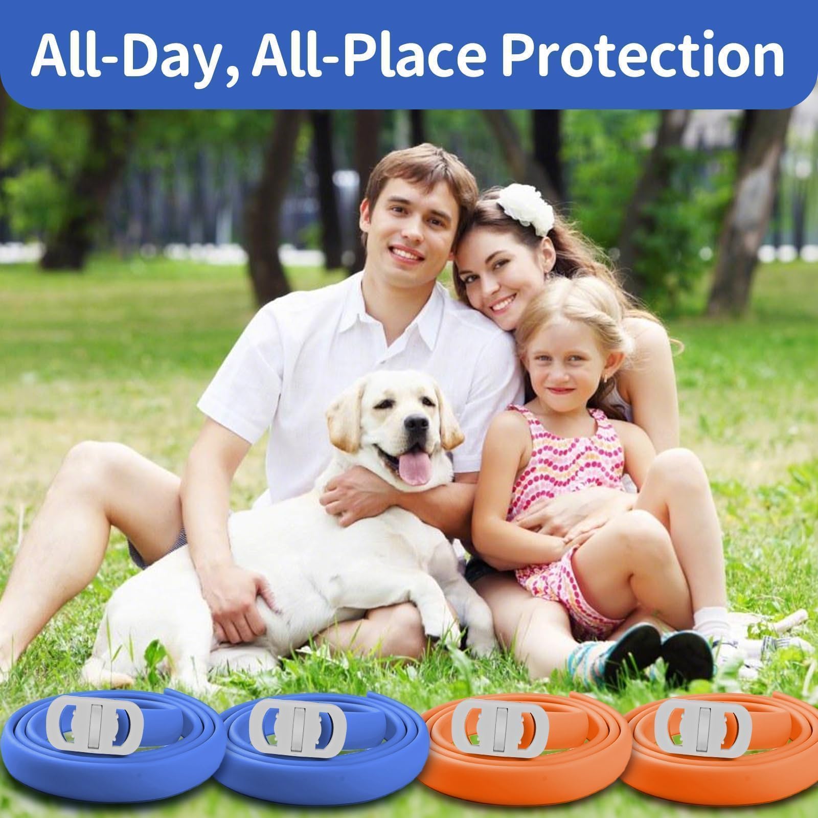 Protección de 8 meses con el conjunto de 4 collares VICSOM.