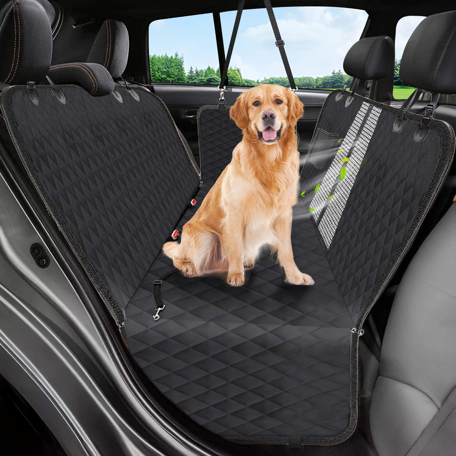 Victoper cobertor-asiento-coche-perro-trasero-600d protege contra suciedad y rasguños.