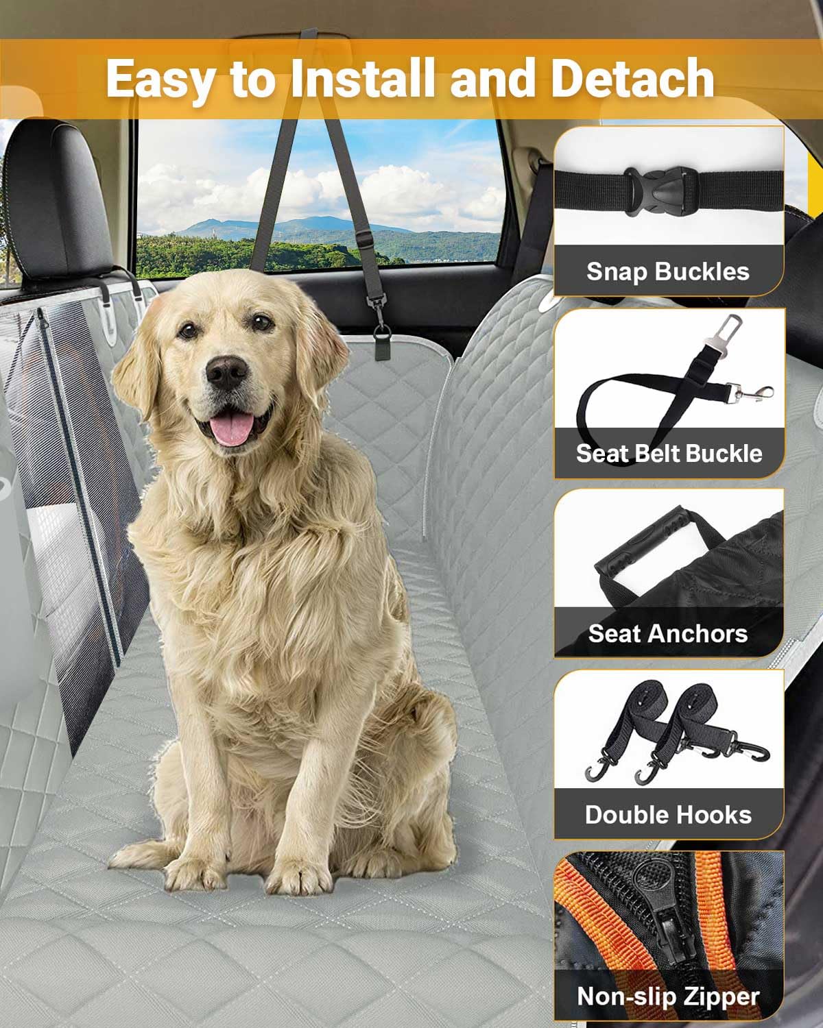 Ventana de malla de la funda Victoper para perro, interacción fluida.