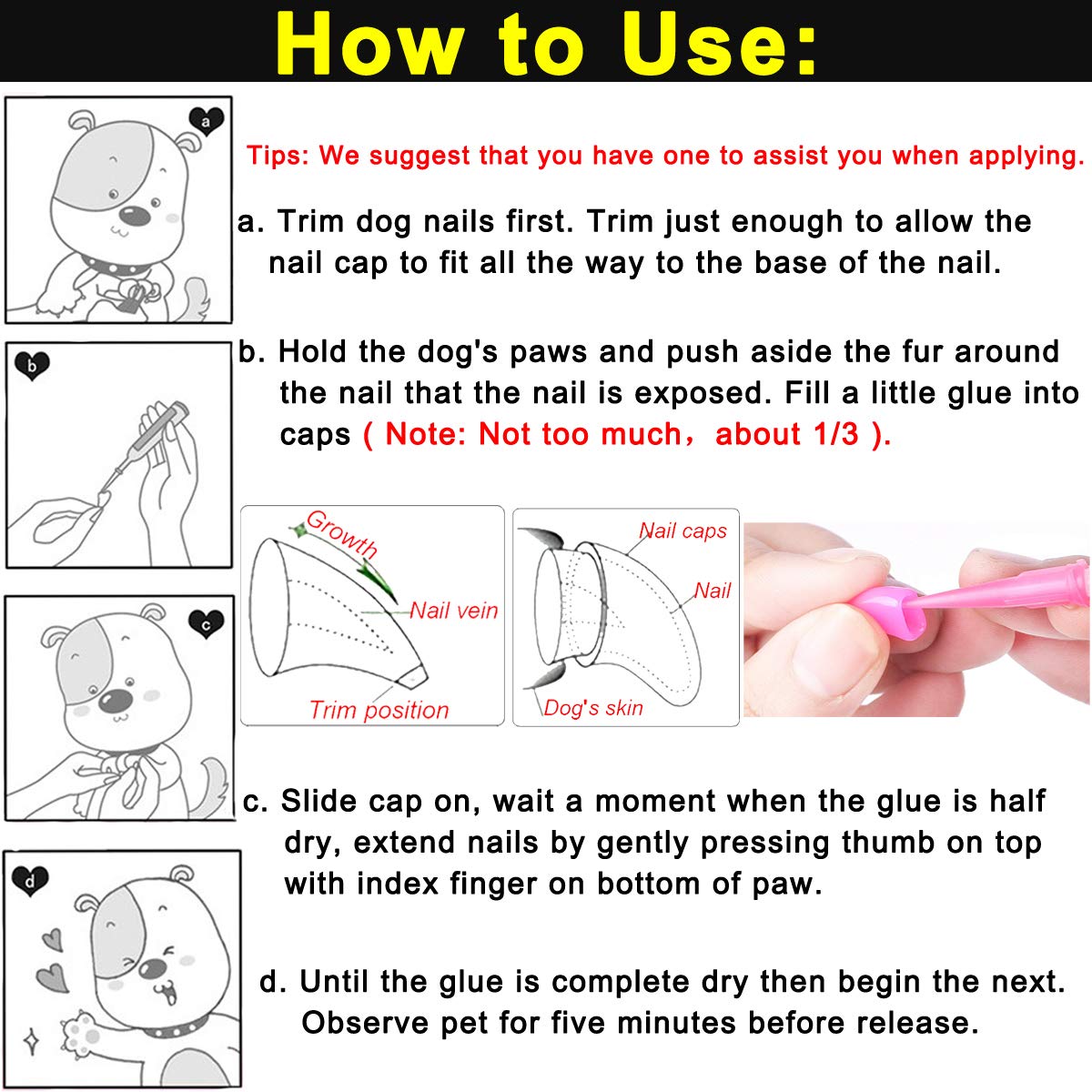 VICTHY pasos de colocación, instrucciones claras para aplicar.