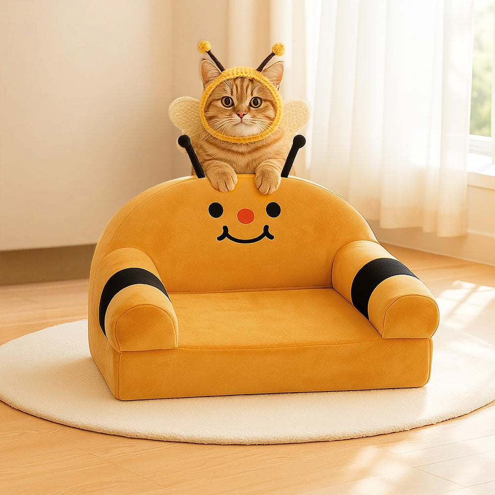 VIEFIN almohada en forma de U para sillon-gato: soporte suave para siestas agradables.