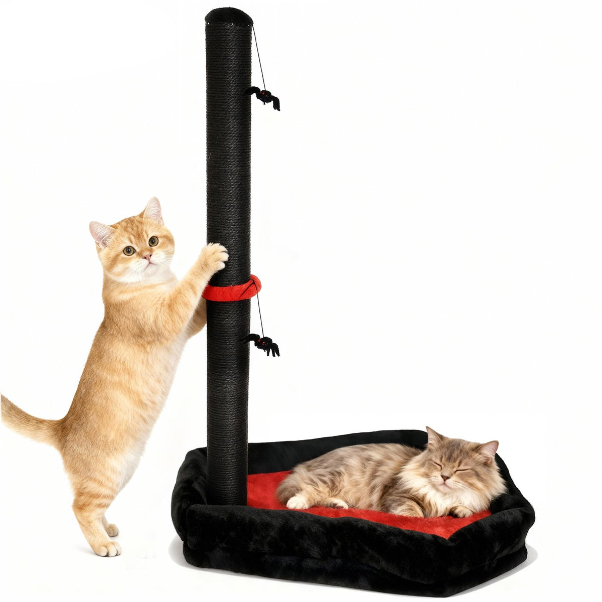 VIEFIN poste rasca-gato gótico de 34 pulgadas para uso interior y protección de muebles