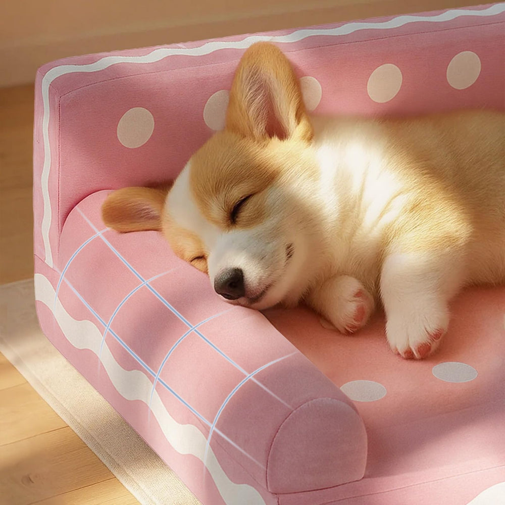 Sillón para gato y perro de 24 pulgadas de VIEFIN, espacio para estirarse.