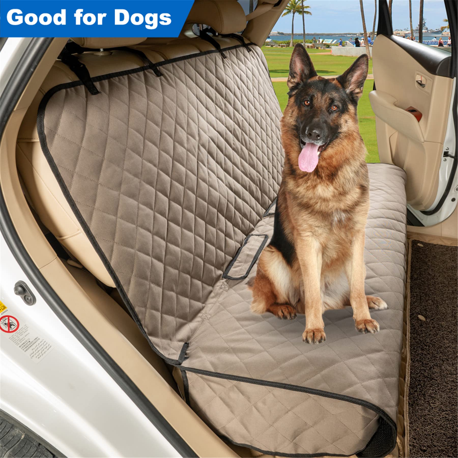 VIEWPETS cobertura asiento impermeable para perros protege tapicería y reduce suciedad.