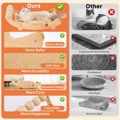 Bolas de sisal interactivas Vigormar para juego y ejercicio ligero.
