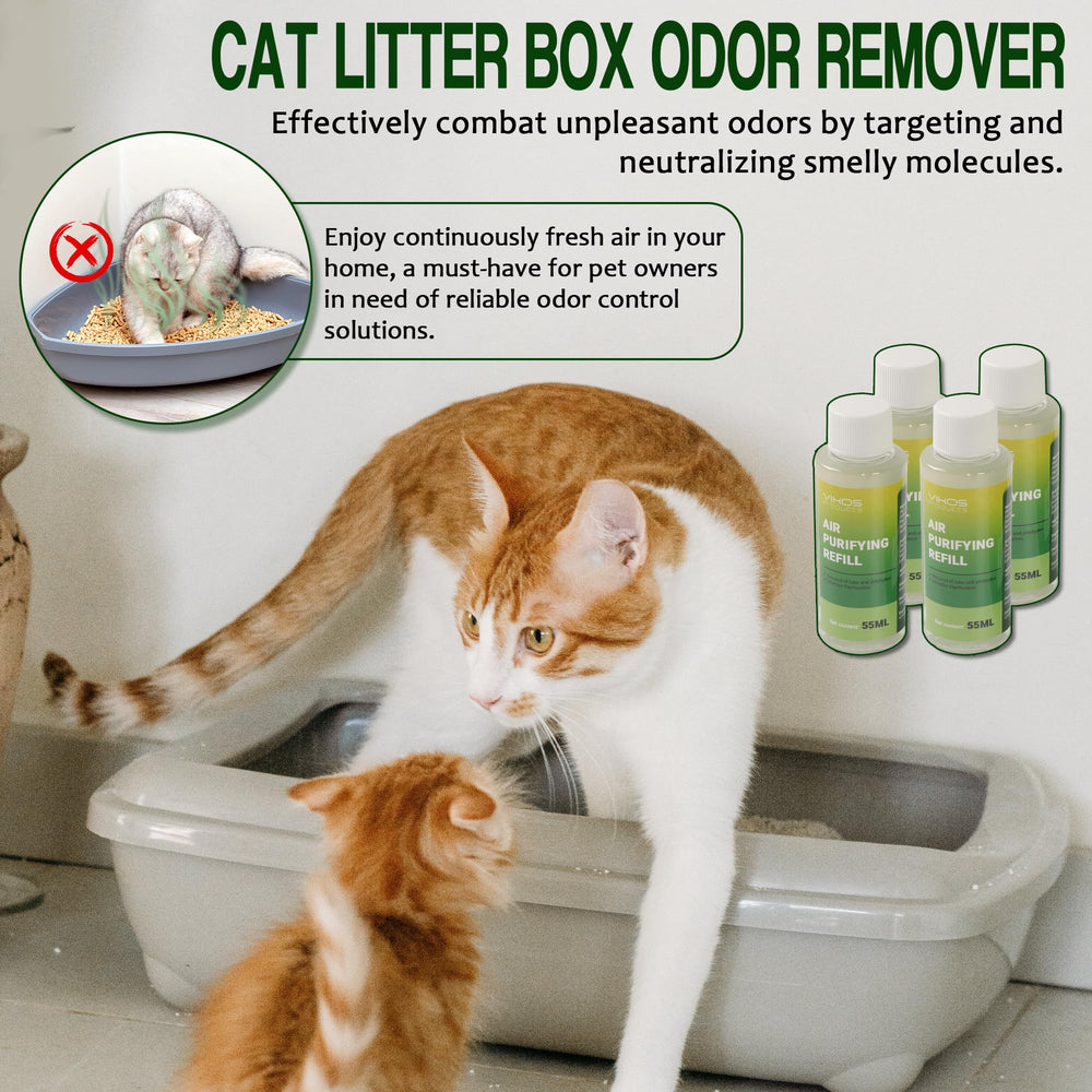 Desodorizante VIKOS para PURA MAX, control de olores en la caja de arena.