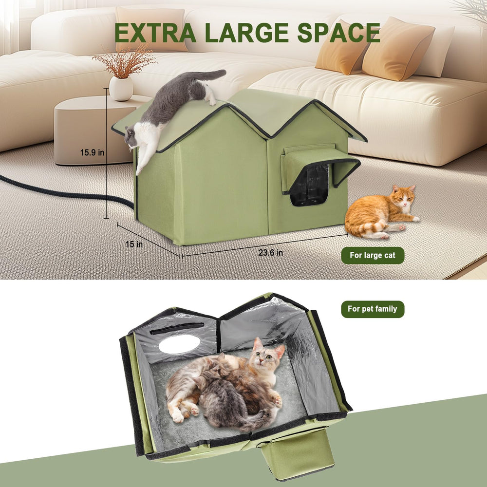 VILRAK espacio amplio para 2-3 felinos o perros pequeños.