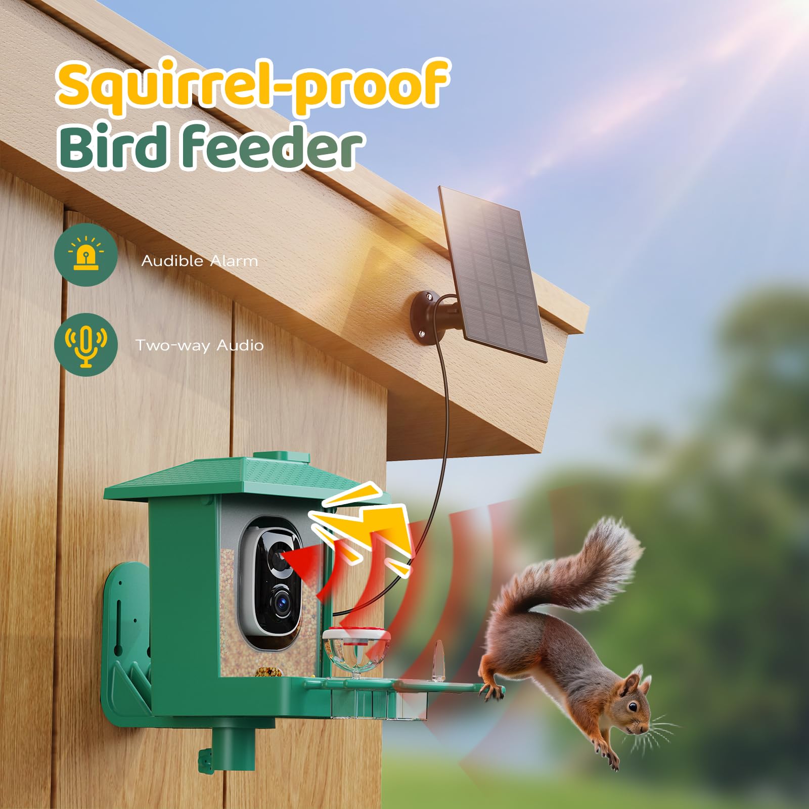 VIMKIM carcasa IP66 resistente al agua para jardín y exterior.