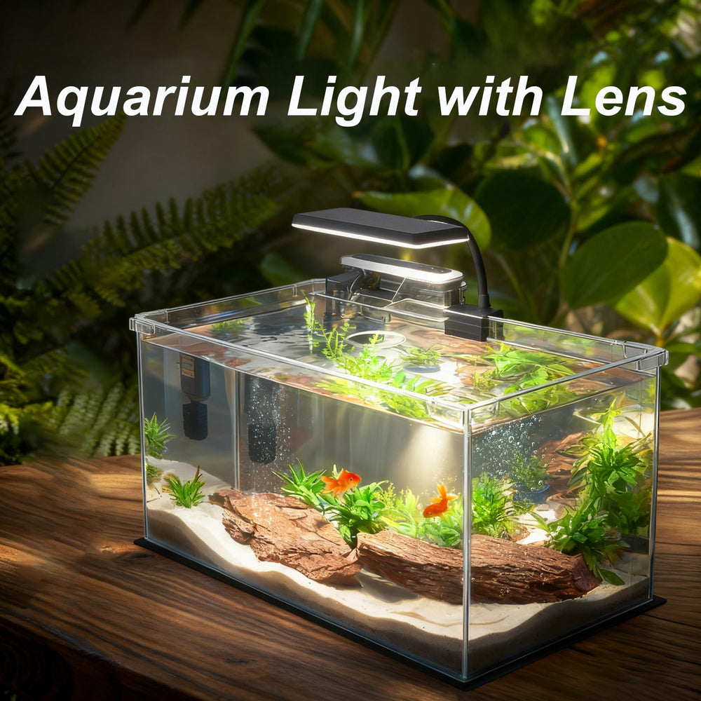 Vimvins COBERTURA LENTE PROFESIONAL: transmisión de luz eficiente en todo el acuario.
