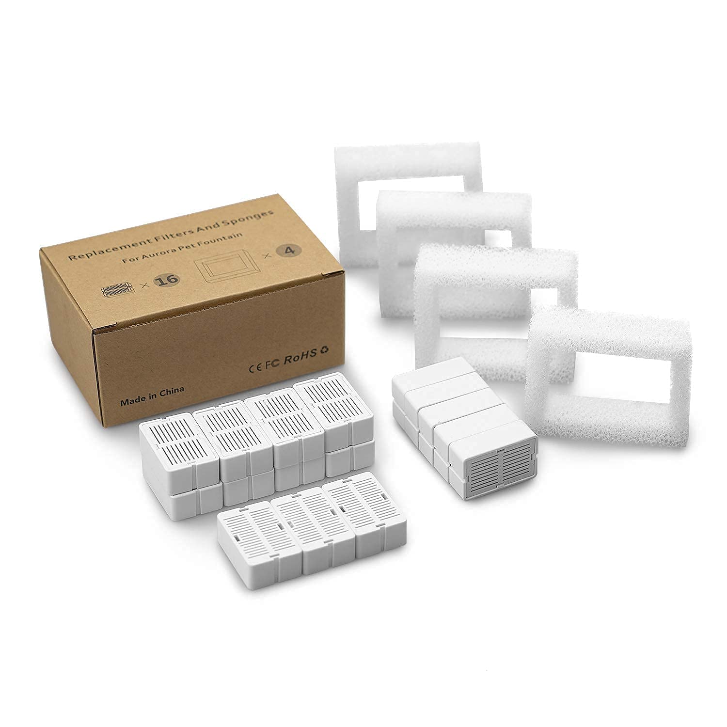 VinDox conjunto de filtros para fuentes de mascotas garantiza versatilidad.