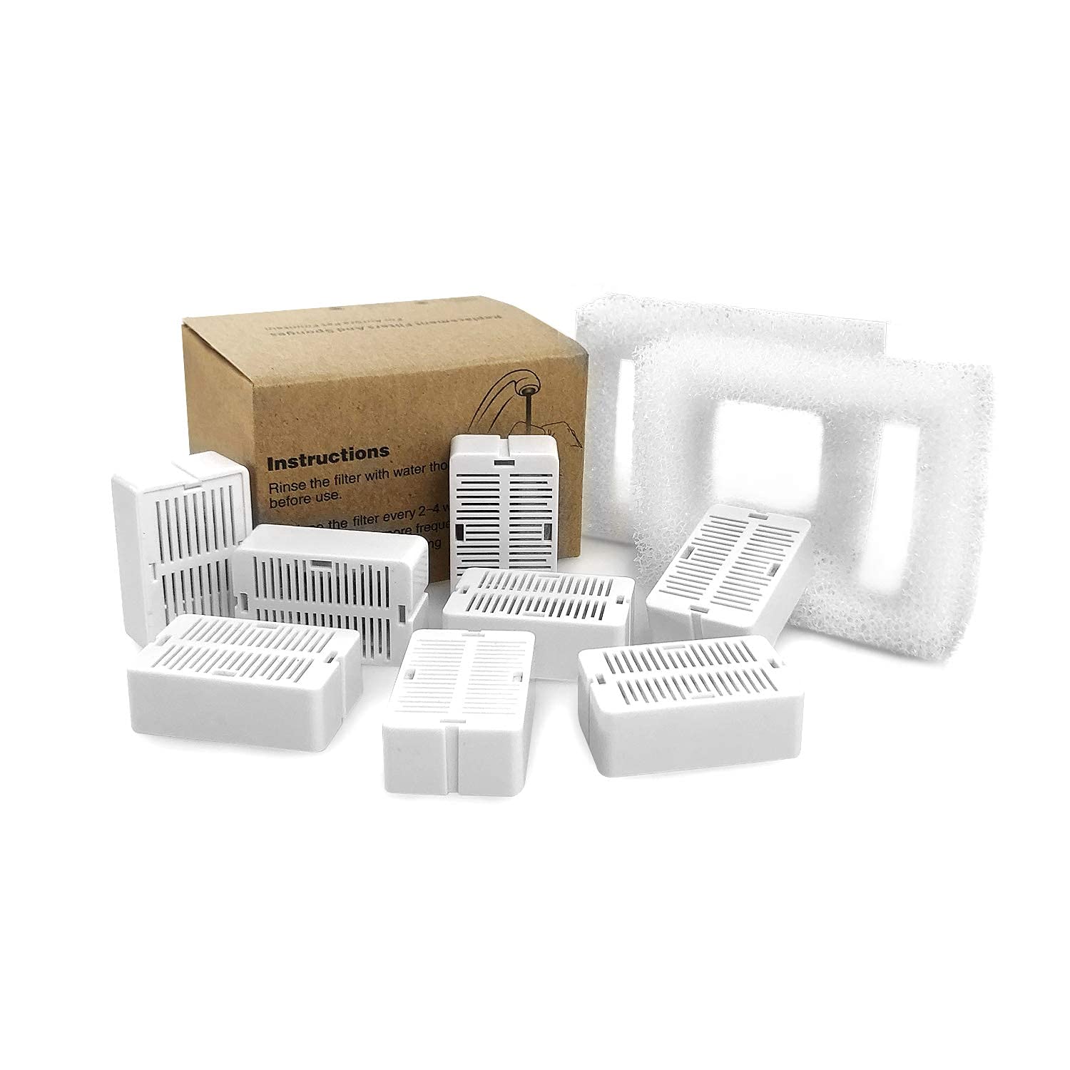 VinDox pack 10 filtros, conveniencia para cambios periódicos y agua limpia