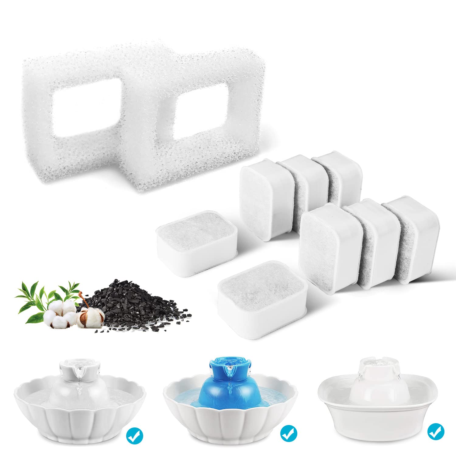 VinDox filtros carbón activo para Tritone cerámica mejoran calidad y sabor del agua.