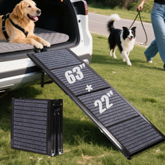Rampa para perros VINGVO para coche, sube con seguridad a vehículos.