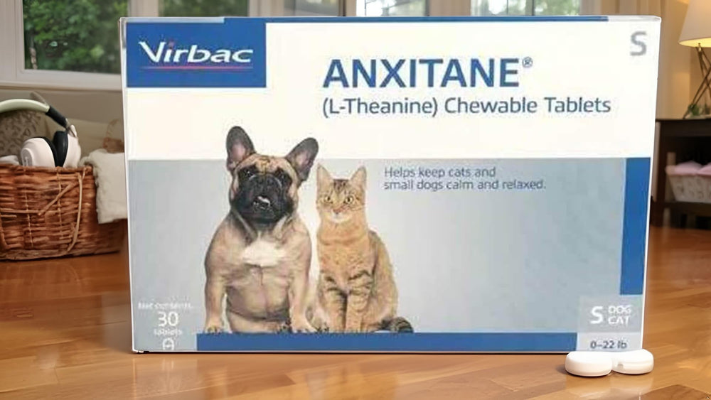 L teanina Suntheanine en Virbac Anxitane para soporte calmante