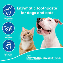 Aliento más agradable tras cepillado con Virbac C.E.T. enzimática.