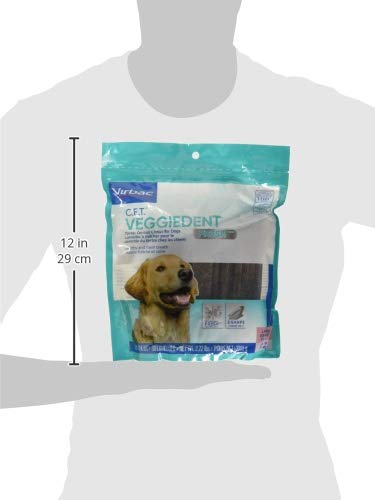 Virbac Veggiedent FR3SH incluye prebiótico para digestión equilibrada.