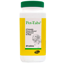 Virbac Pet Tabs Original Formula, pastillas masticables para perros, apoyo diario a la nutrición.