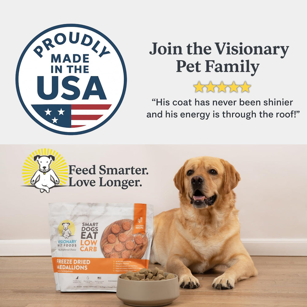 Visionary Pet Foods, ingredientes naturales para dieta equilibrada.