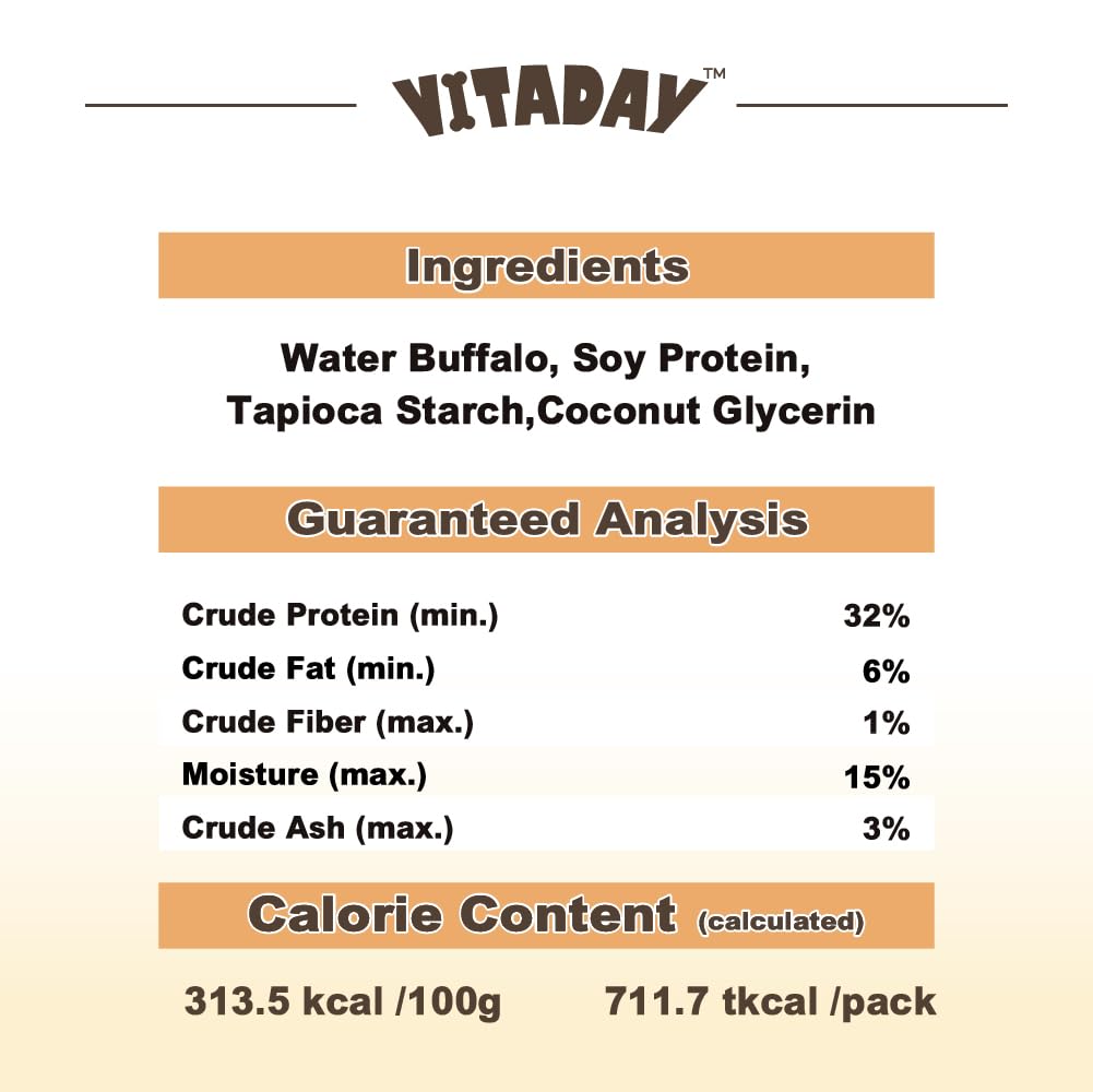 Vitaday búfalo sin-aditivos sabor natural y confianza.