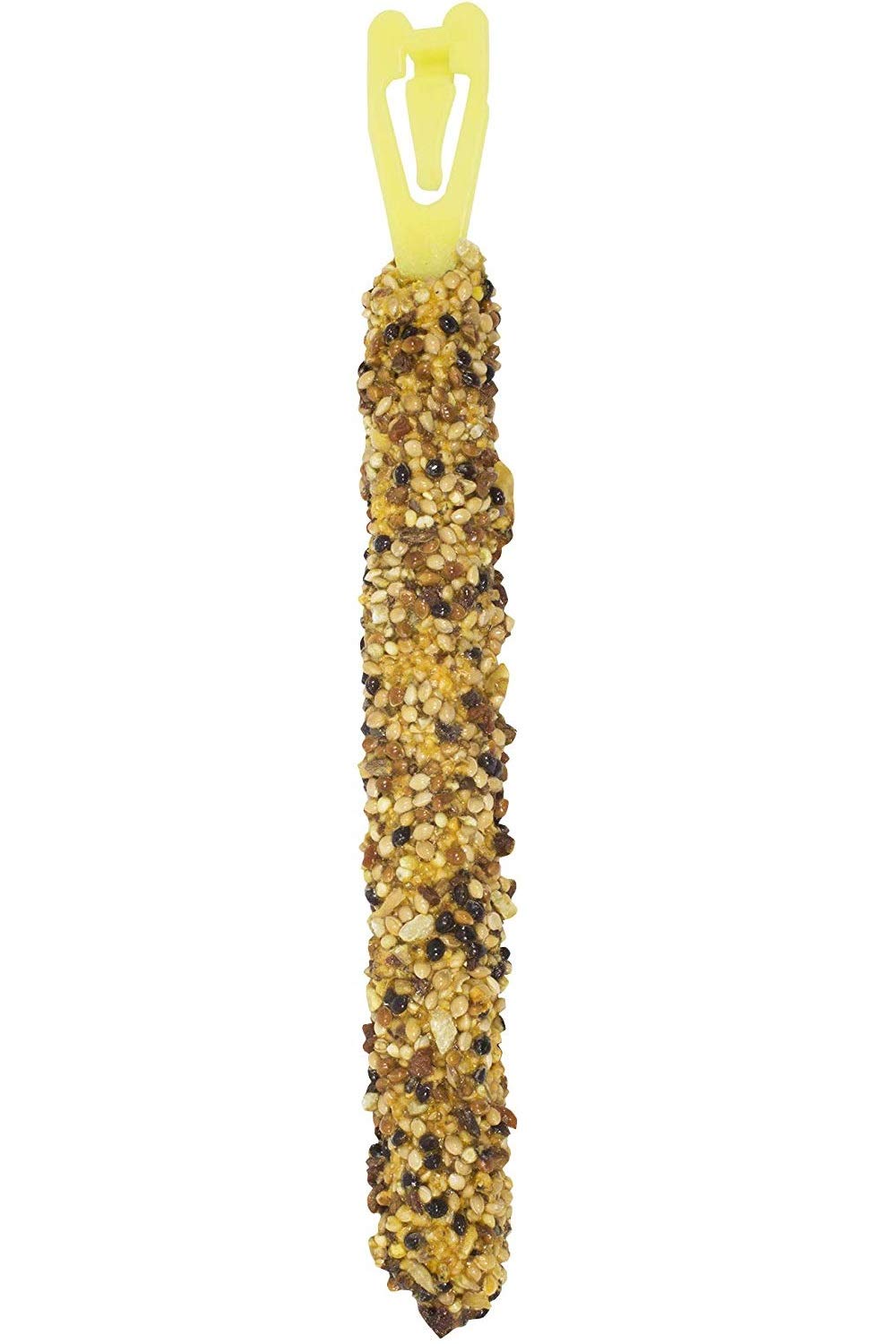 Vitakraft Banana Sticks para periquitos, textura crujiente que estimula el picoteo natural.