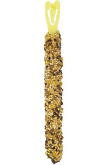 Vitakraft Banana Sticks para periquitos, textura crujiente que estimula el picoteo natural.
