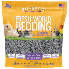 Vitakraft Sunseed Fresh World: cama para pequeños animales, original gris, confort y limpieza prolongados.