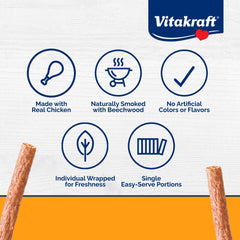 Vitakraft Treaties, bocaditos suaves de pollo para recompensas.