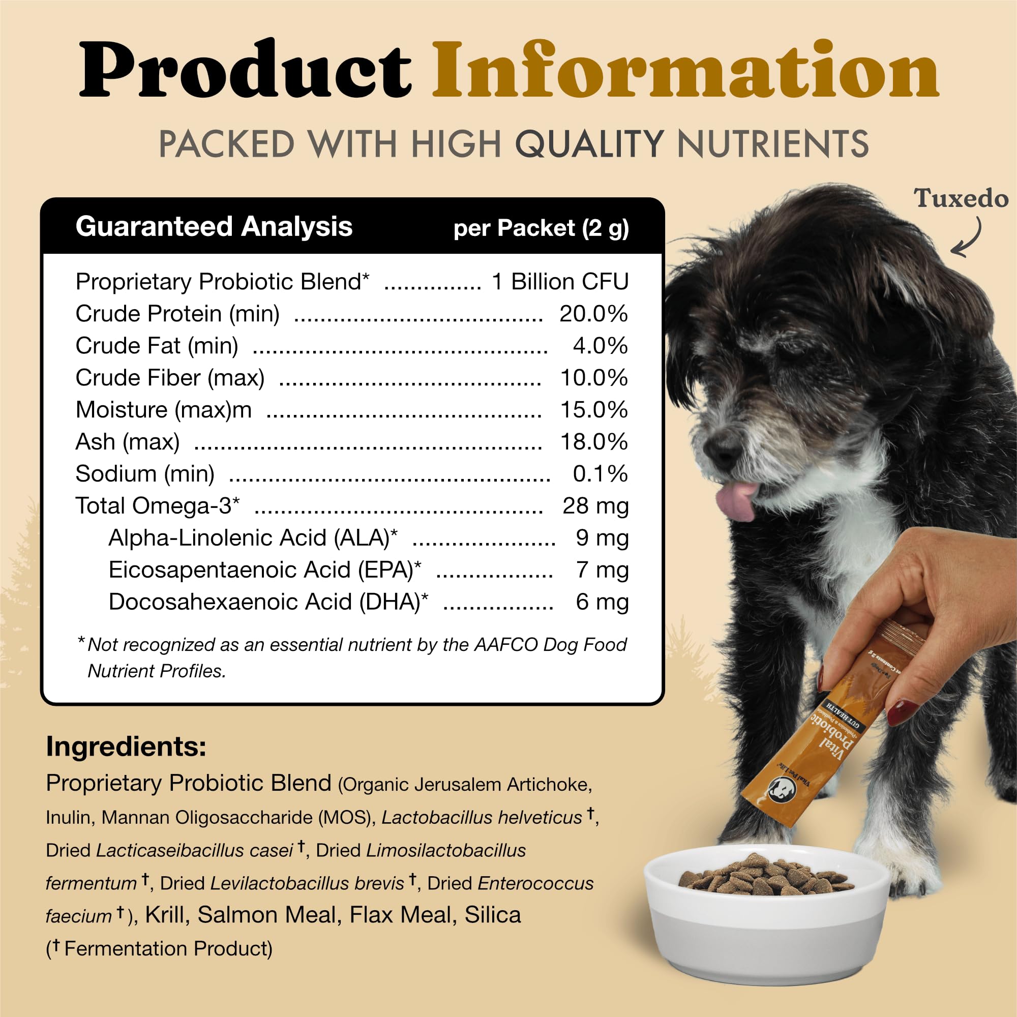 Vital Pet Life probióticos hecho-en-eeuu garantía de fabricación estadounidense