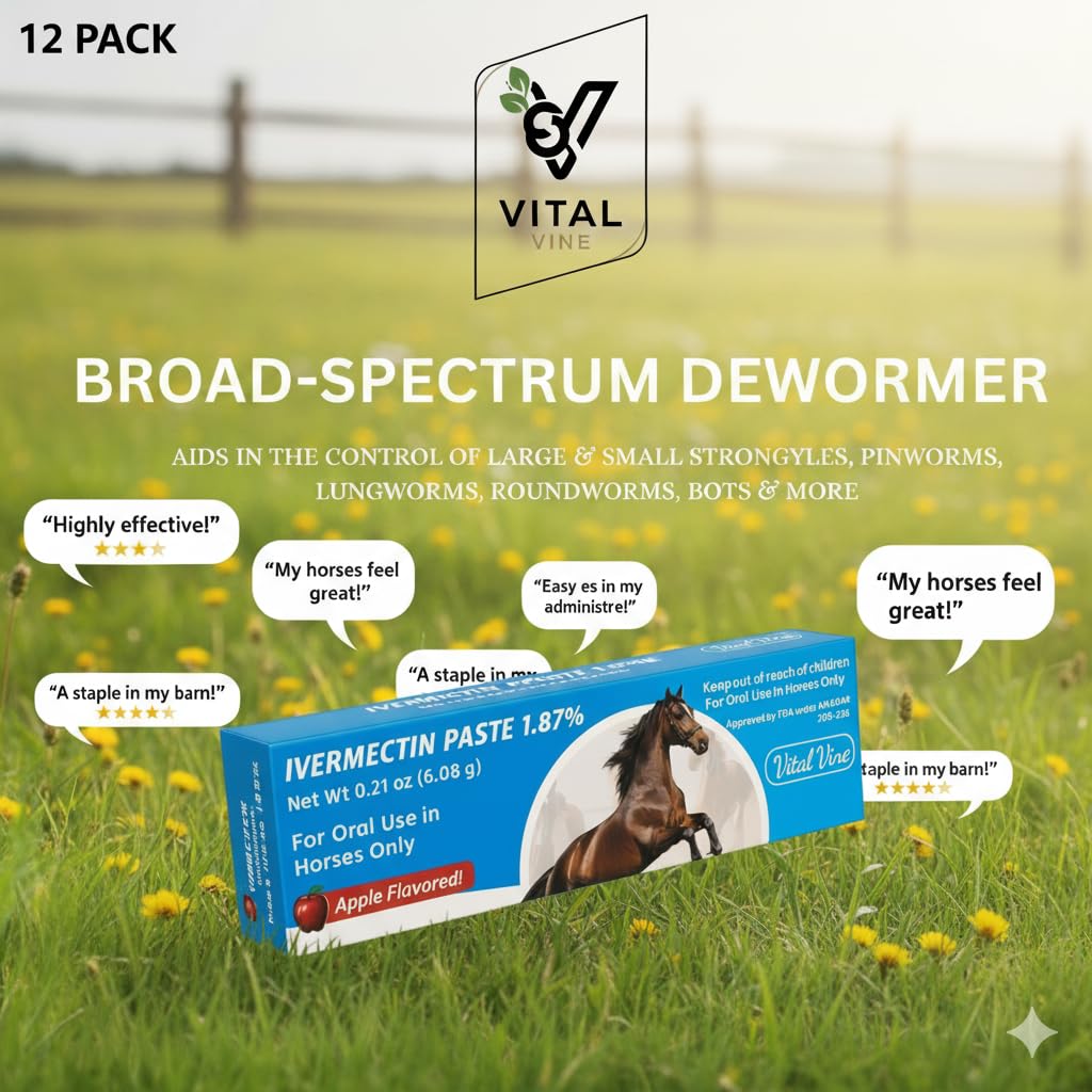 Vital Vine Ivermectina Paste uso oral para caballos