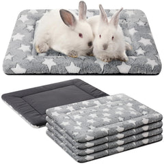 VitalCozy almohadillas jaula perro 4 piezas: cálidas y cómodas para la jaula.