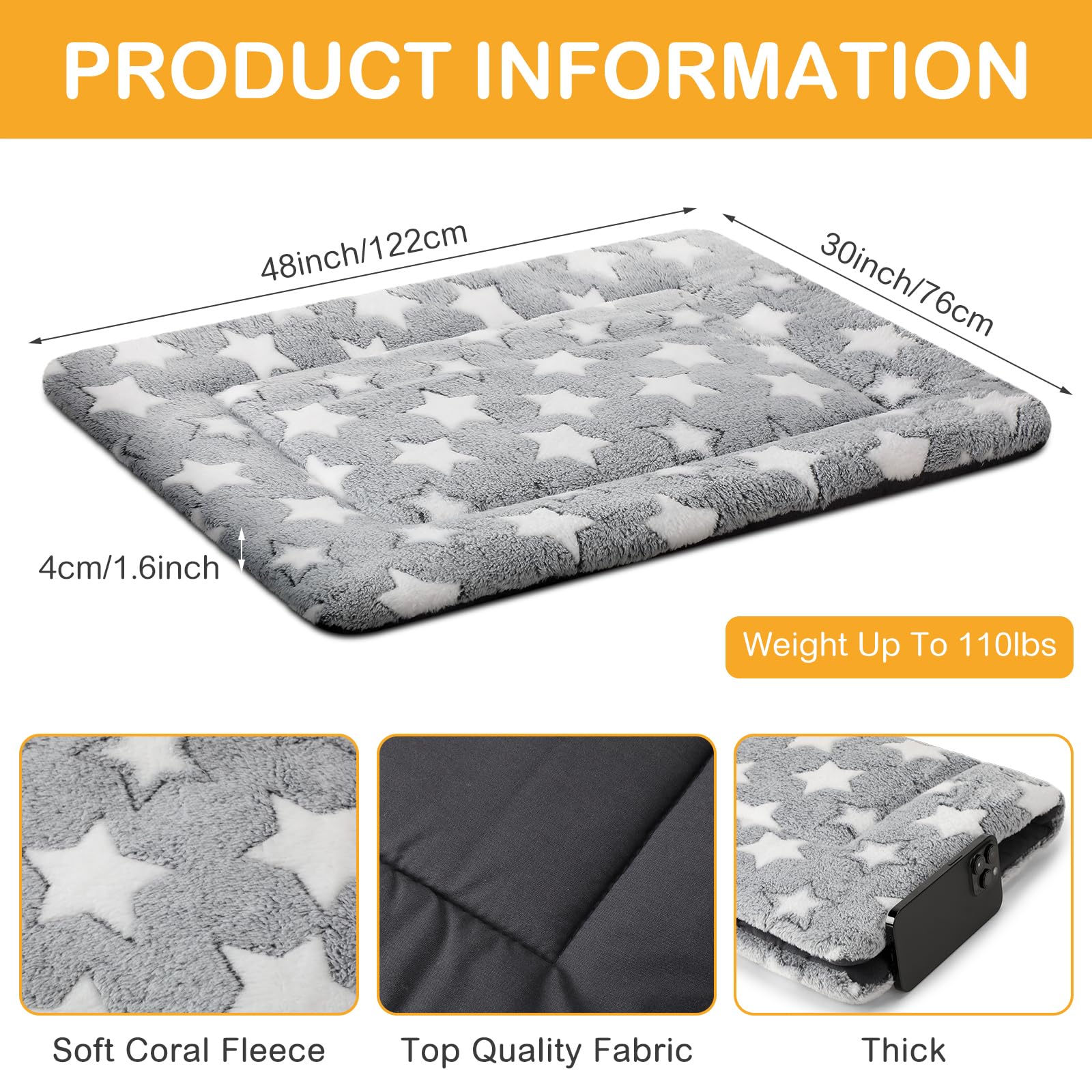 VitalCozy cama jaula perro doble cara, diseño reversible para todas las estaciones