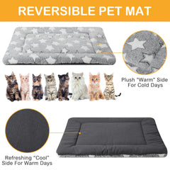 VitalCozy cama perro rectangular estrellas decorativas: diseño elegante para la habitación.