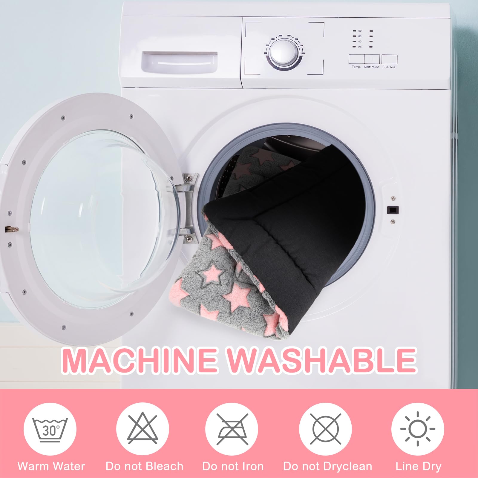 VitalCozy lavado a máquina, limpieza rápida y sencilla.