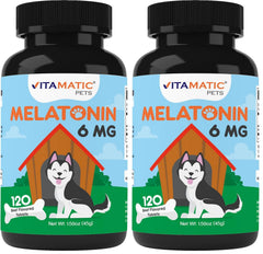 Vitamatic Melatonina para perros: tabletas sabor carne para relajación