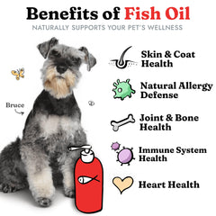 Vital Pet Life Ingredientes: Salmón y Abadejo, omega 3 para piel sana.